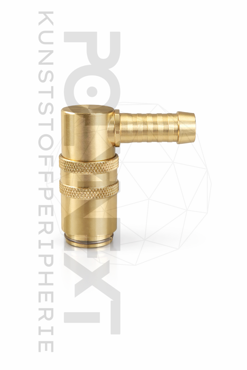 Temperier-Schnellkupplung mit Schlauchtülle - Typ Euro - PolyNext Kunststoffperipherie Philipp Mrutzek 