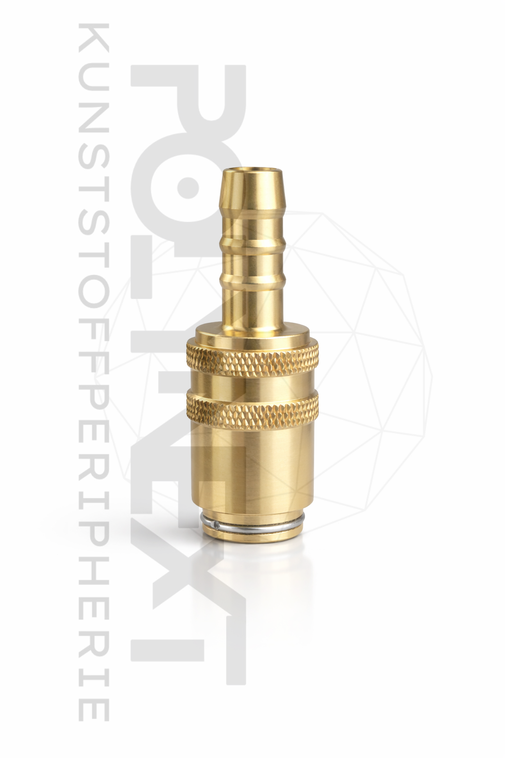 Temperier-Schnellkupplung mit Schlauchtülle - Typ Euro - PolyNext Kunststoffperipherie Philipp Mrutzek 