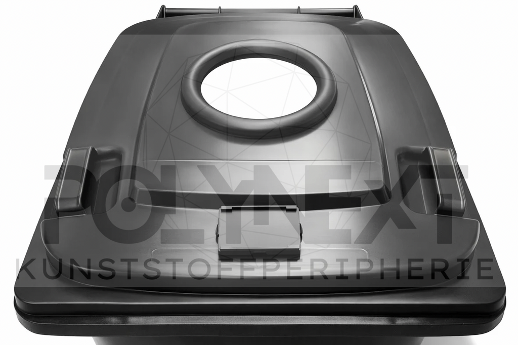 Granulatbehälter - Deckel mit großem Sichtfenster zur Füllstandskontrolle und individueller Beschriftungsmöglichkeit 