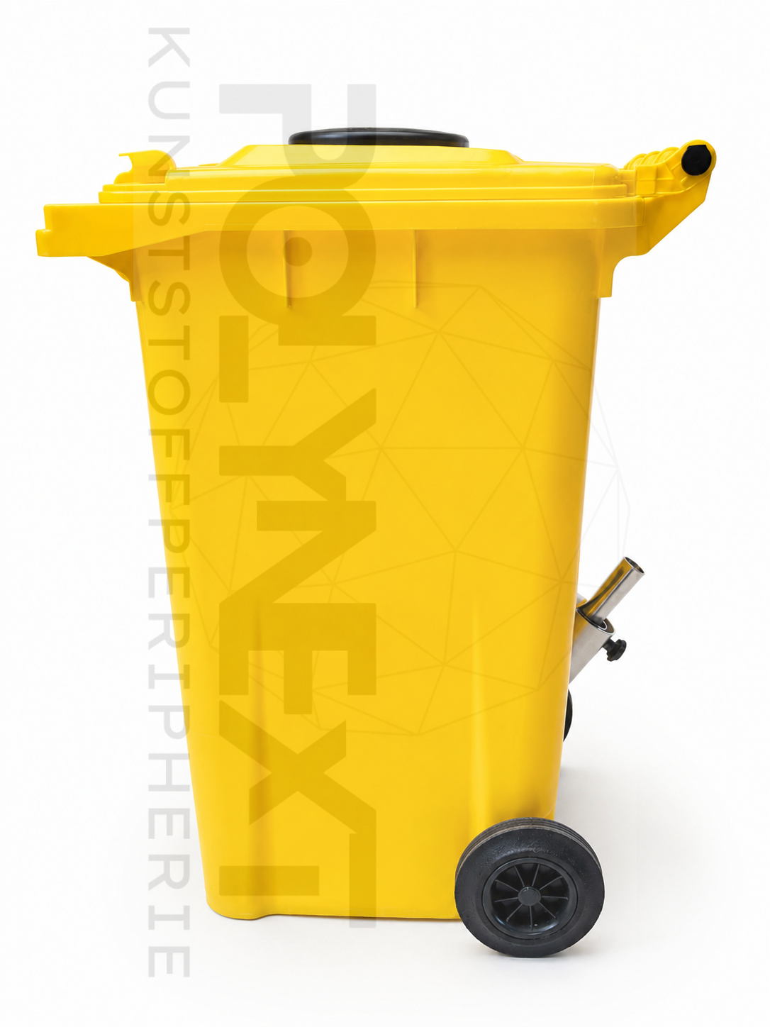 Granulatbehälter-240Liter-Gelb-Kunststoff 