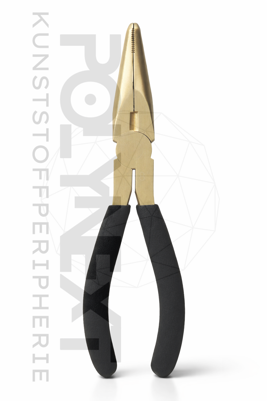 Messing Spitzzange gebogen für Spritzguss und Kunststoffverarbeitung – werkzeugschonende Präzisionszange