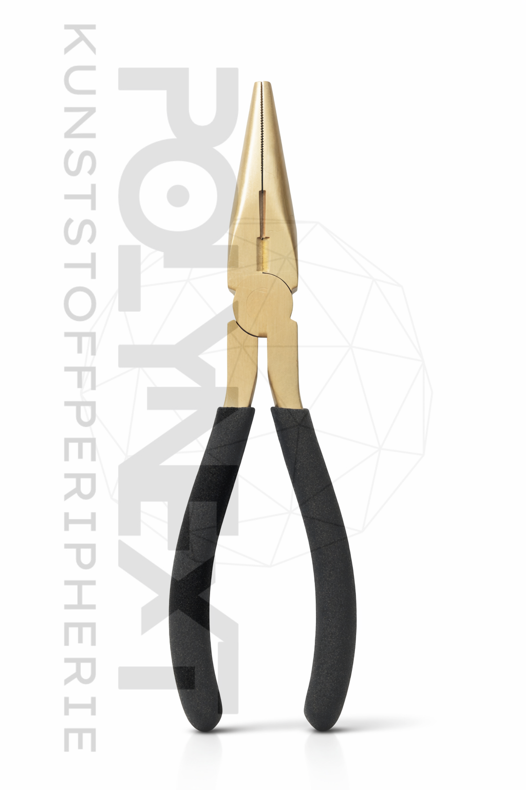 Messing Spitzzange gerade für Spritzguss und Kunststoffverarbeitung – werkzeugschonende Präzisionszange