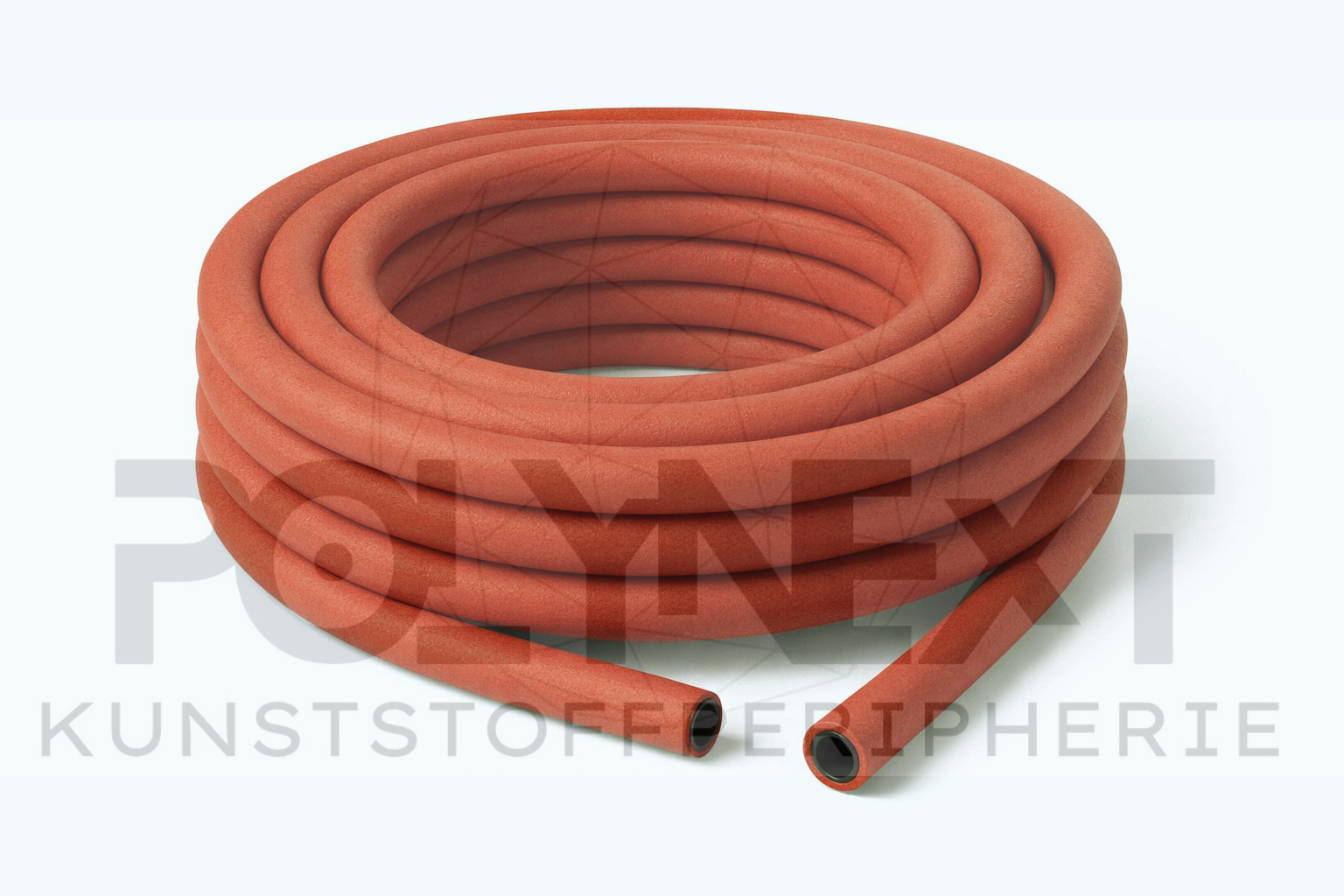 EPDM-Temperierschlauch hitzebeständig bis 100°C für Werkzeuge und Maschinen. 10mm - 13mm _ rot 