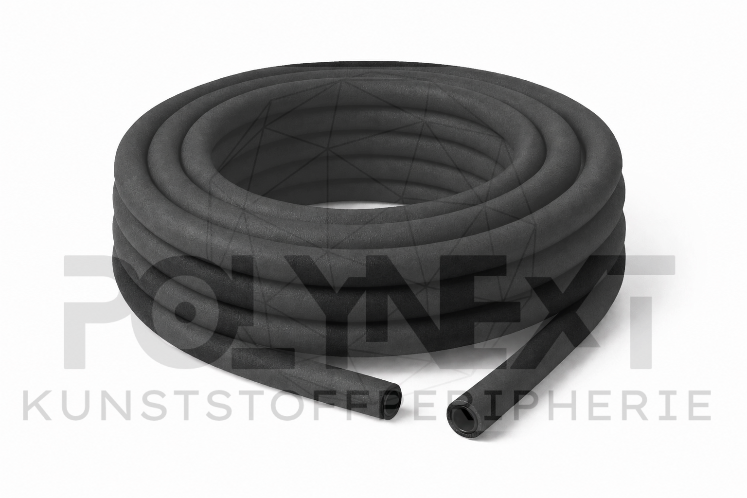 EPDM-Temperierschlauch für Werkzeuge und Maschinen. 10mm - 13mm _ schwarz 